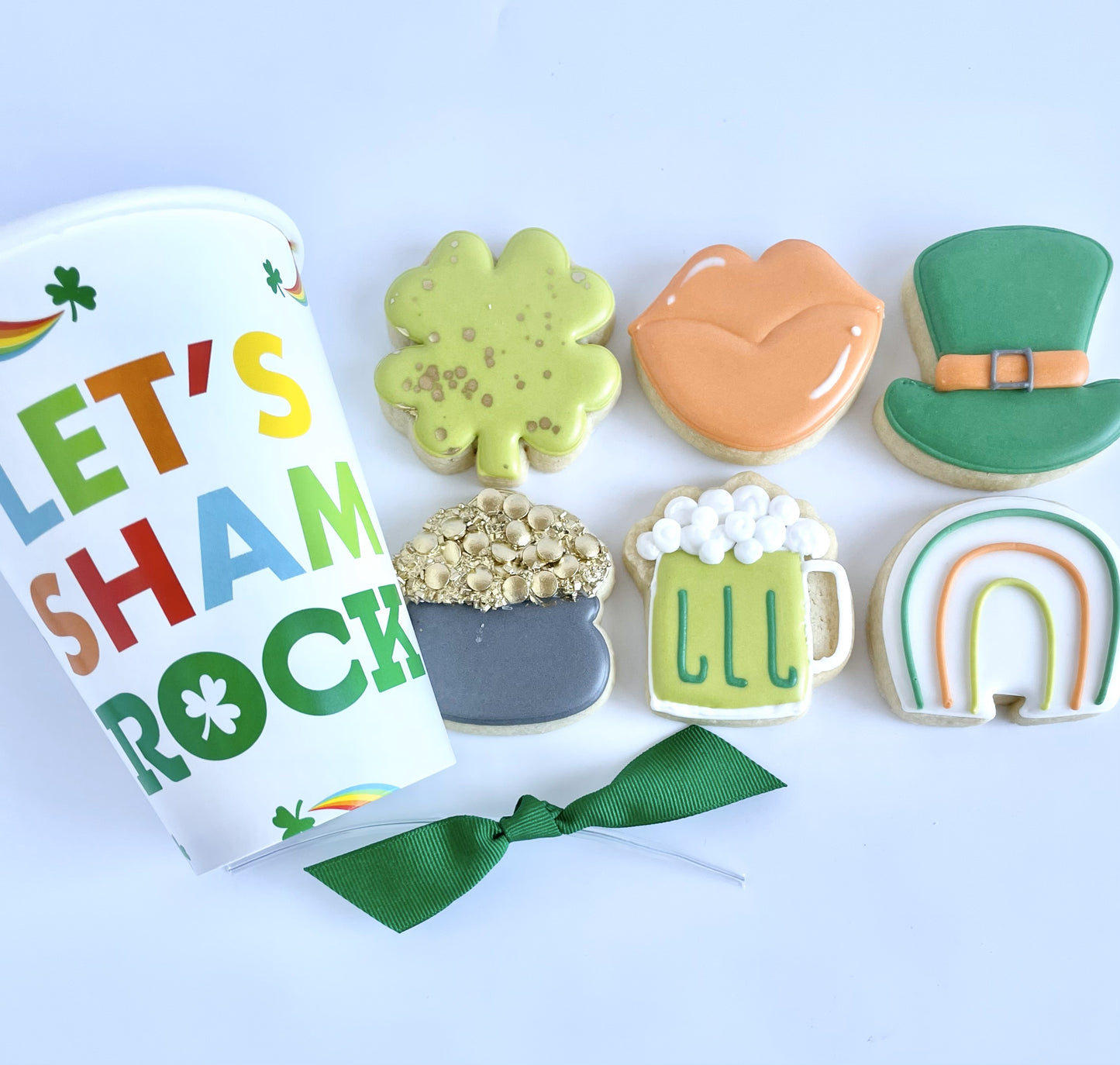 St. Patrick's Day Mini Cookies