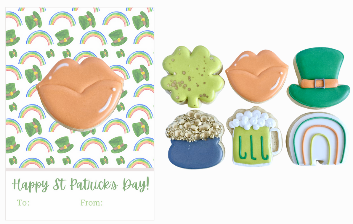 St. Patrick's Day Mini Cookie Cards