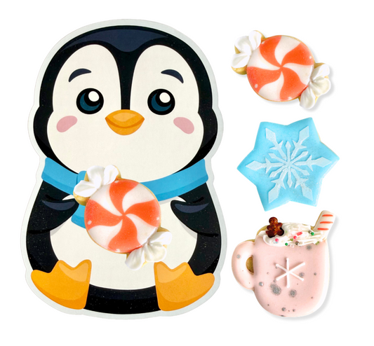Penguin Cookie Card