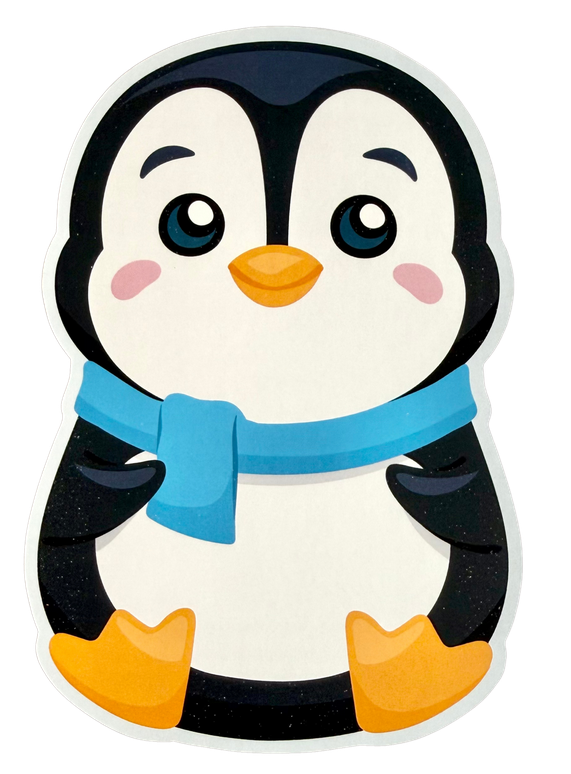 Penguin Cookie Card