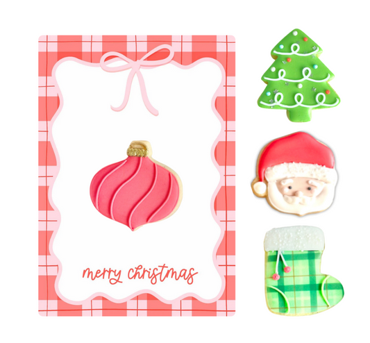 'Merry Christmas' Cookie Card