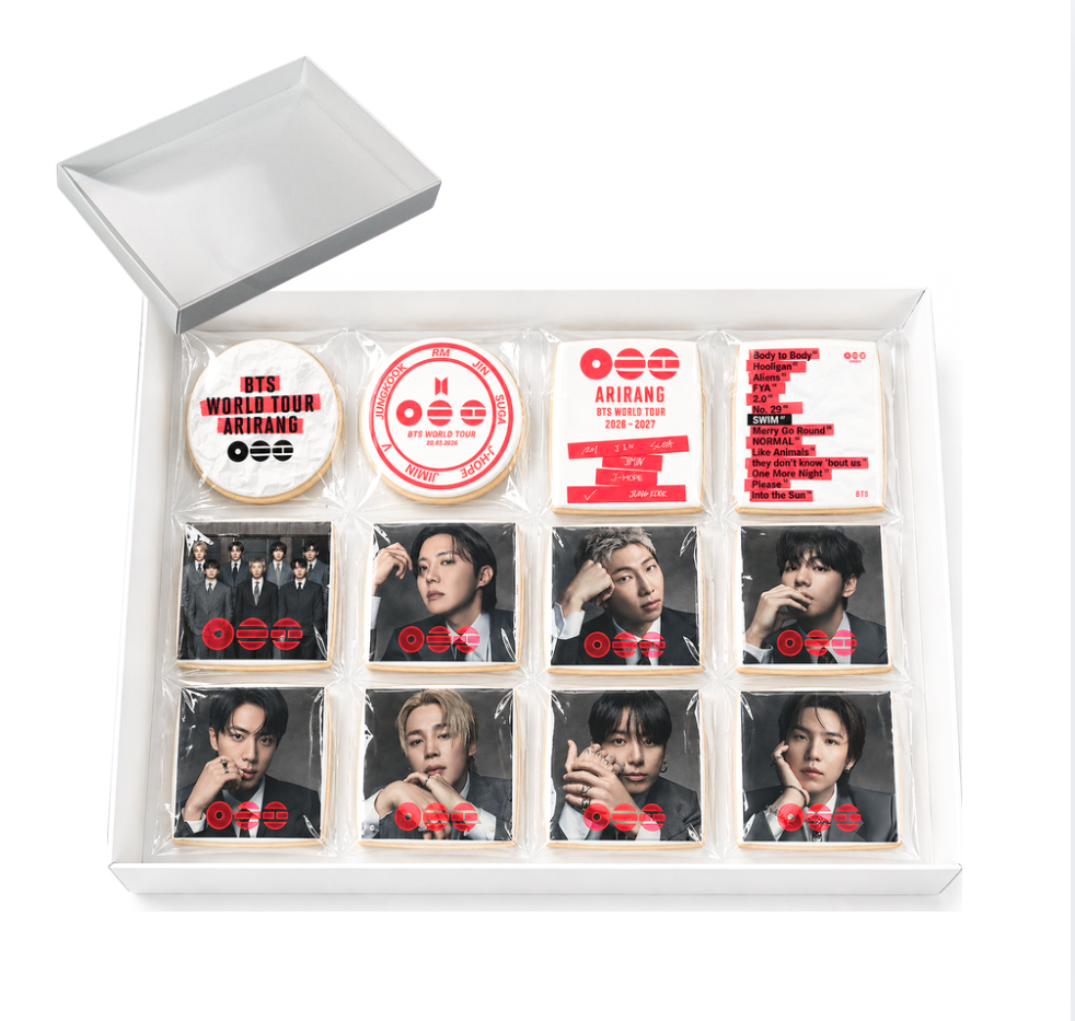 BTS World Tour 'Arirang' - 1dz printed mini cookies
