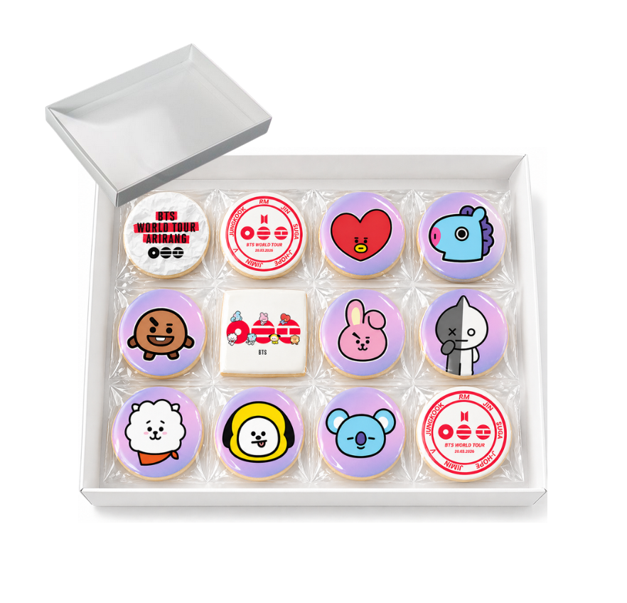 BT21 World Tour - 1dz printed mini cookies