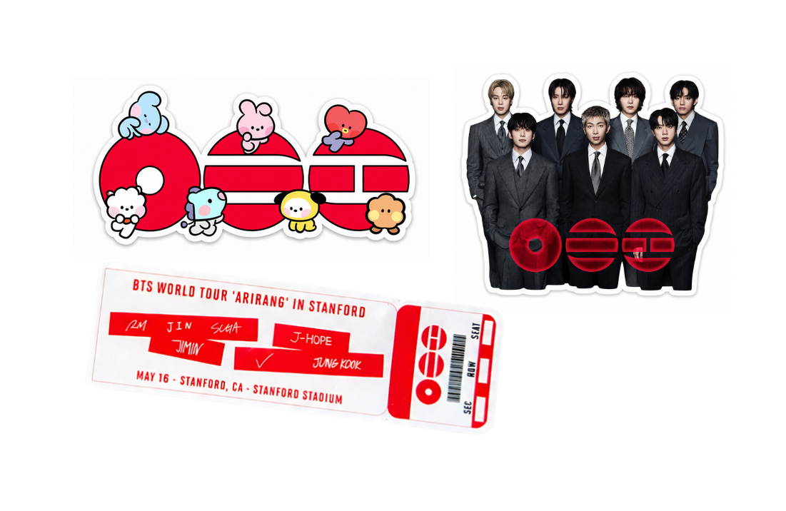 BT21 World Tour - 1dz printed mini cookies